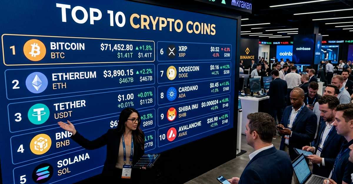 Top 10 Crypto Coins with the Highest Potential for the Future 2026–2030